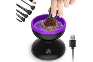 NORATE Makeup Brush Cleaner, Electric Makeup Brush Cleaner Machine, Make Up Brush Cleaner Cleanser Machine, Makeup Brushes & Tools, Christmas Gifts Stocking Stuffers for Women Mom Wife