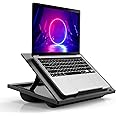 Laptop Lap Desk - Adjustable Lap Desk for Laptop with 8 Angles, Laptop Lap Desk with Cushion Fits up to 15.6 Inch Laptops, Portable Lap Desk with Handle for Home&Office