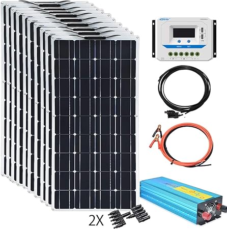 Amazon Com Xinpuguang 100w Flexible Solar Panels 24v 1000w Solar