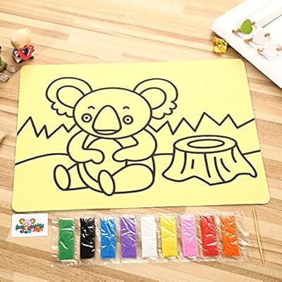 colored sand painting toys