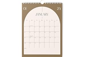 Calendar 2024 - Vertical 8.5x11 2024 Wall Calendar Runs Until June 2025 - Easy Planning with the 2024 Calendar - Aesthetic Wall Calendar 2024-2025 Monthly - Karto - Boho Color