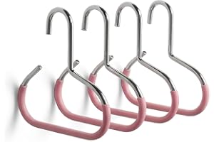 HXJFGDM 4-Pack Hat Organizer for Baseball Caps - Metal Hat Racks for Closet Storage - Space Saving Cap Holder Hangers - Heavy