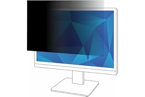3M Computer Privacy Screen Filter for 19.5 inch Monitors - Black - Widescreen 16:9 - PF195W9B