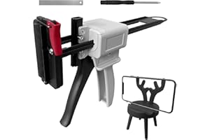 DLBEEM Toothpaste Tube Glue Gun Tube Squeezing Machine, 704 Silicone Manual Glue Gun Universal Extruder, Labor Saving Injection Glue Gun for Aluminum Tube Glue