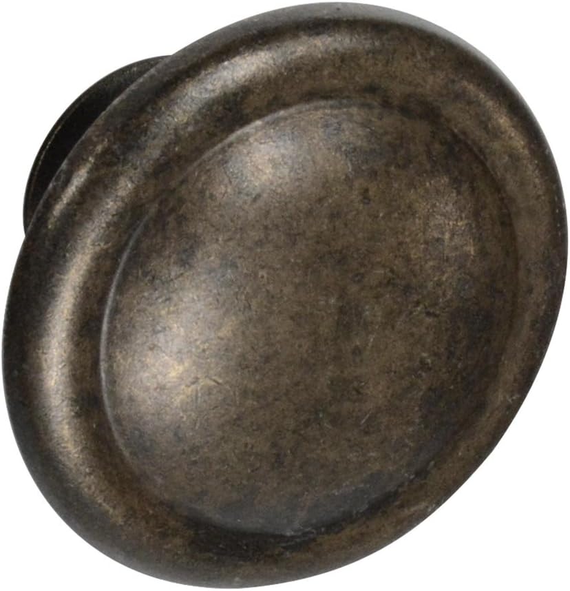 Knob Deals #1115-1-3/8" Cabinet Knob, Rustic Antique Bronze - 25 Pack