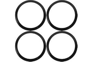 ULTECHNOVO Drum Tone Control Rings Black 10/12/14/16 Inch Set Sturdy Dampening Circles for Snare Drum and