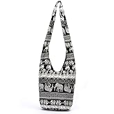 KARRESLY Bohemian Cotton Hippie Crossbody Bag Hobo Sling Bag Handmade Messenger Shoulder Bags | Bohemian, Cotton, Hippie, Handmade, Messenger