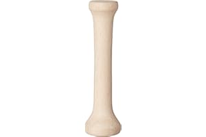 Fox Run Tart Tamper, 6" Wooden Tamper for Pastries