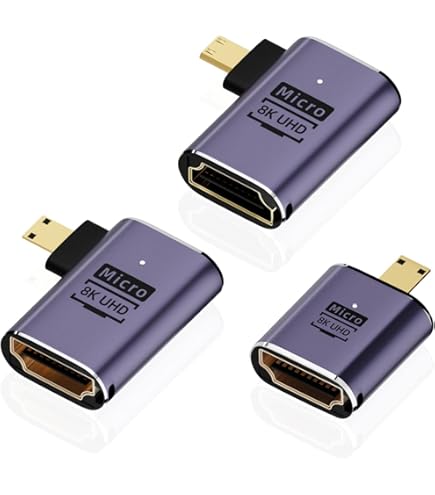 Techly 305144 Adattatore HDMI Femmina A Micro HDMI Tipo D Maschio - Foto 8