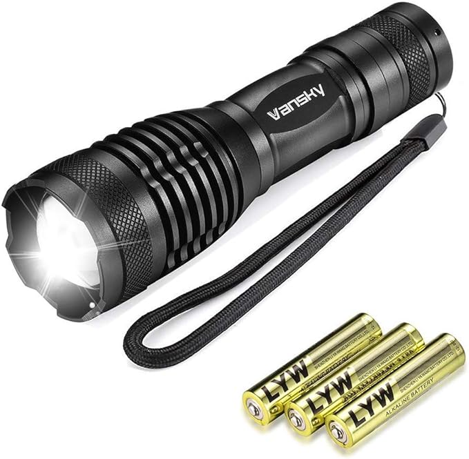 Led Torch, Vansky Handheld Flashlight Pocket Size Super Bright 800