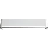 Atlas Homewares A824-WG Successi Collection 6.62-Inch Platform Pull, High White Gloss