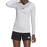 adidas womens Team Base Tee White Small