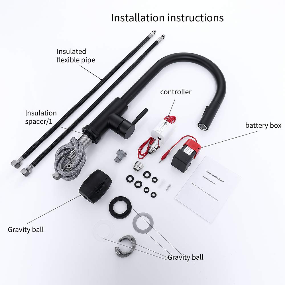 Cheap OWOFAN Touch On Kitchen Faucets With Pull Down ...