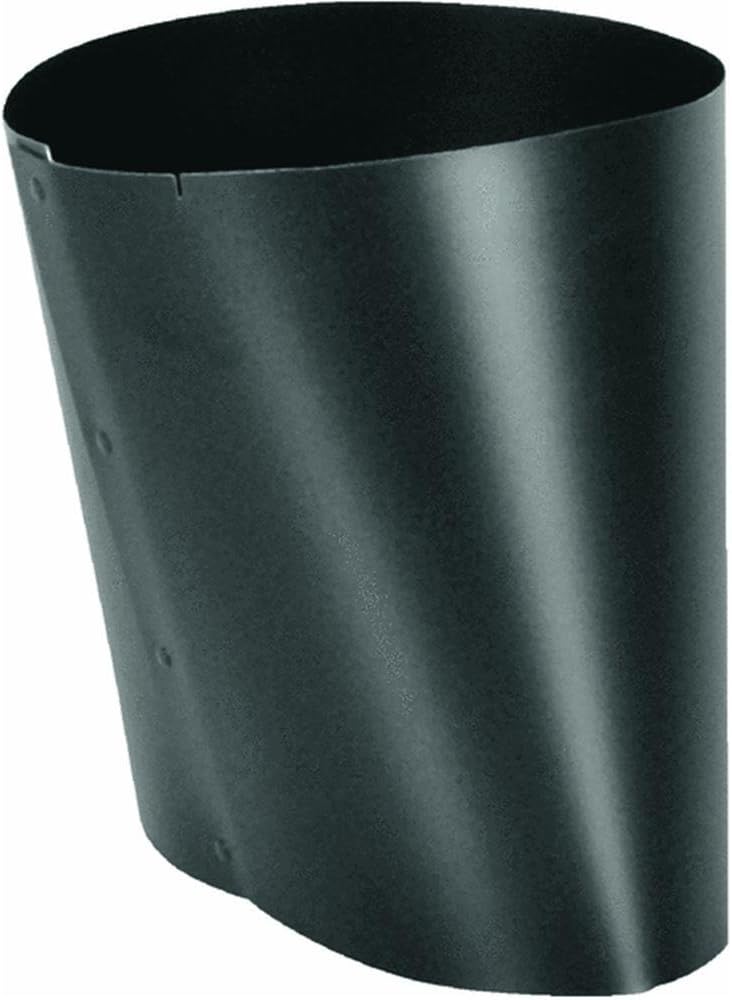 GRAY METALS SINGLE WALL 6" Wood Stove Pipe OvalToRound Adapter 24