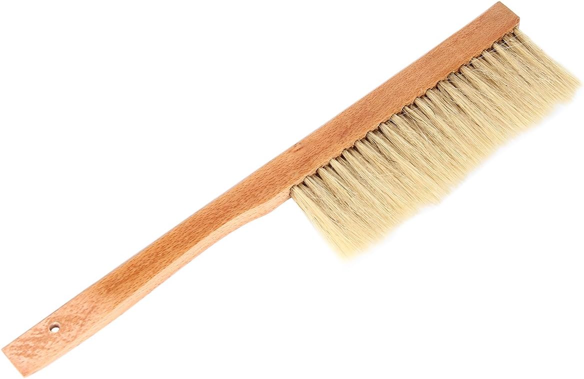 Yodensity Bee Brush Beekeeping Tool with Wooden Handle 40cm Soft Durable Friendly to Bees