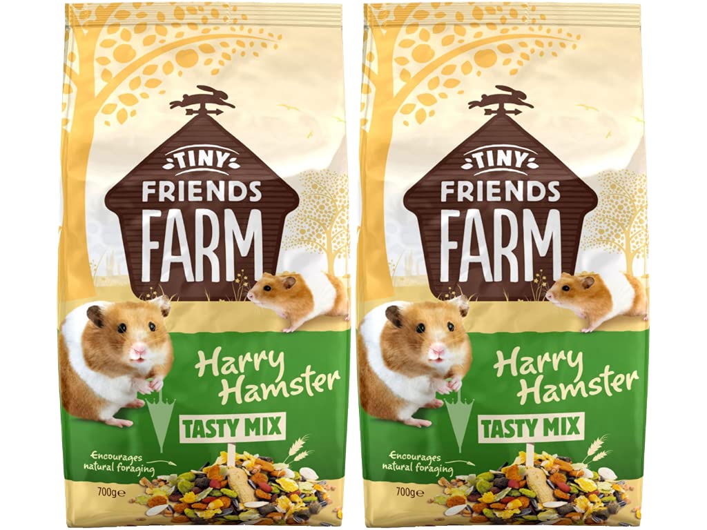 MULTIPLE Supreme Tiny Friends Farm Harry Hamster Tasty Mix | Pack of 2 x 700g