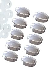 SISI UK Chrome Dome Screw Cover Caps for 6g 8g Mirror Screws Pack of 10 view 4