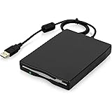 USB Floppy Disk 3.5" USB External Floppy Disk Drive Portable 1.44 MB FDD for PC Windows 10/7/8 Windows XP/Vista/Mac(Black)