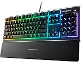 SteelSeries Apex 3 Gaming Keyboard 10-Zone RGB IP32 Water Resistant American
