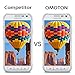 OMOTON Tempered Glass Screen Protector for Galaxy S6 Active,2 Pack