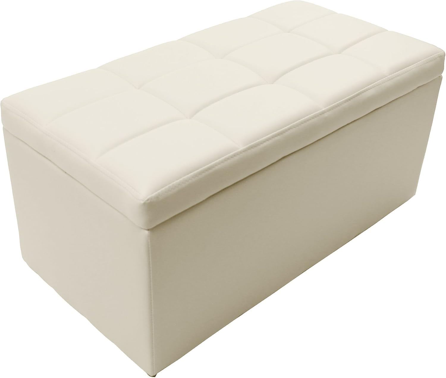 Best small storage ottoman cube ivory