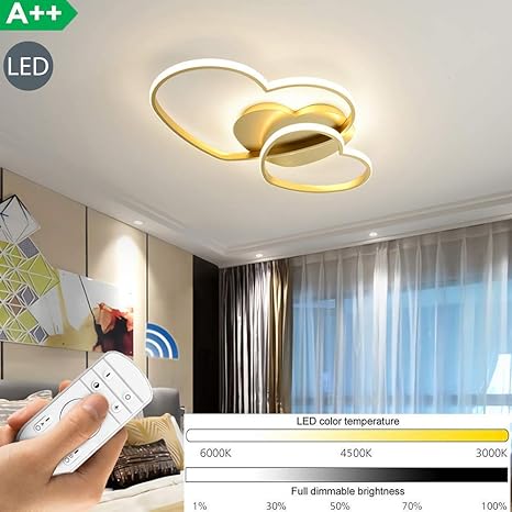Lámpara de techo LED regulable moderna Lámpara de techo para habitación