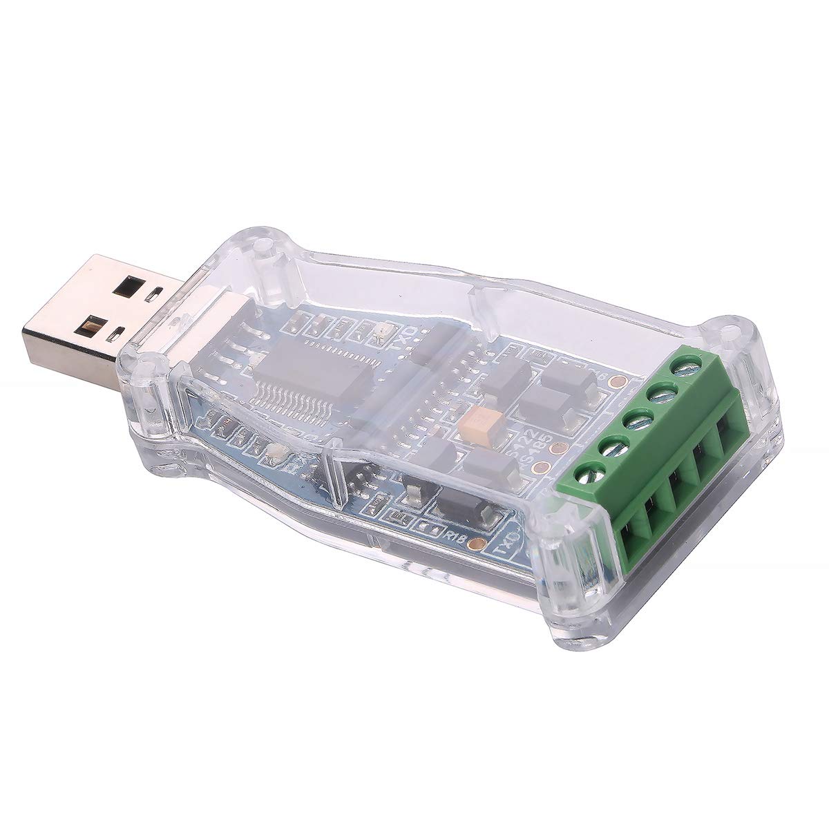 USB to RS485 RS422 Serical Adapter Module Board Plug Converter 5 Pin FT232RL Chip for Windows Mac OS and Linux