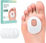Welnove 42pcs Callus Pads Water-Resistant Self-Adhesive White Oval view 1