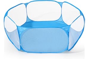 Heopeis Kids Ball Pit, Blue Large Pop Up Toddler Ball Pits 47inches Play Tent for Toddlers Girls Boys for Indoor&Outdoor Play Tent with Carry Tote, Balls Not Included (Blue)