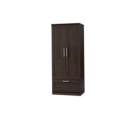 Amazon Com Sauder Homeplus Wardrobe Dakota Oak Finish Kitchen