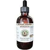 Astragalus Alcohol-Free Liquid Extract, Organic Astragalus (Astragalus membranaceus) Dried Root Glycerite Hawaii Pharm Natural Herbal Supplement 2 oz