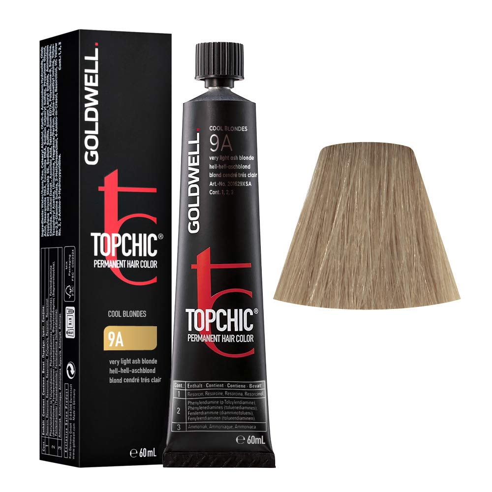 Goldwell Topchic Hair Color 9/A - Light-Light-Ash Blonde- 60ml