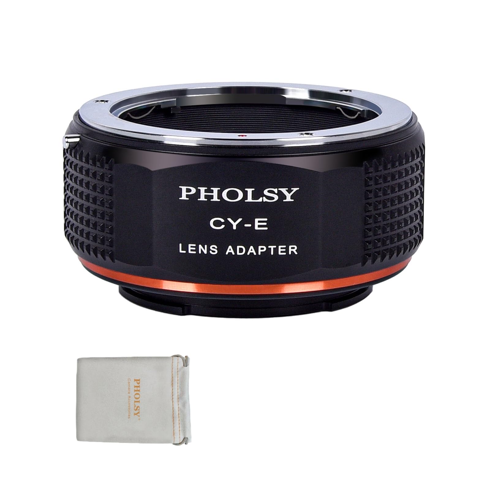 PHOLSY Lens Mount Adapter Manual Focus: Compatible with Contax/Yashica (C/Y) Lens to Compatible with Sony E (NEX) Camera Body
