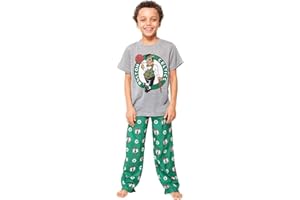 Ultra Game NBA Boys 2 Piece Tee Shirt & Lounge Pants Pajama Set (Sizes 4-20)