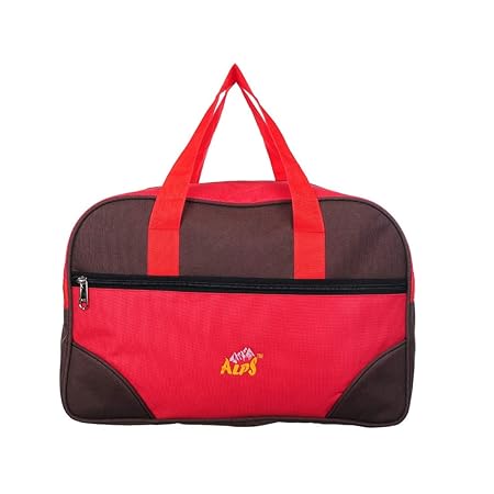 alps 18 Polyester Small Travel Bag (Red, Brown)