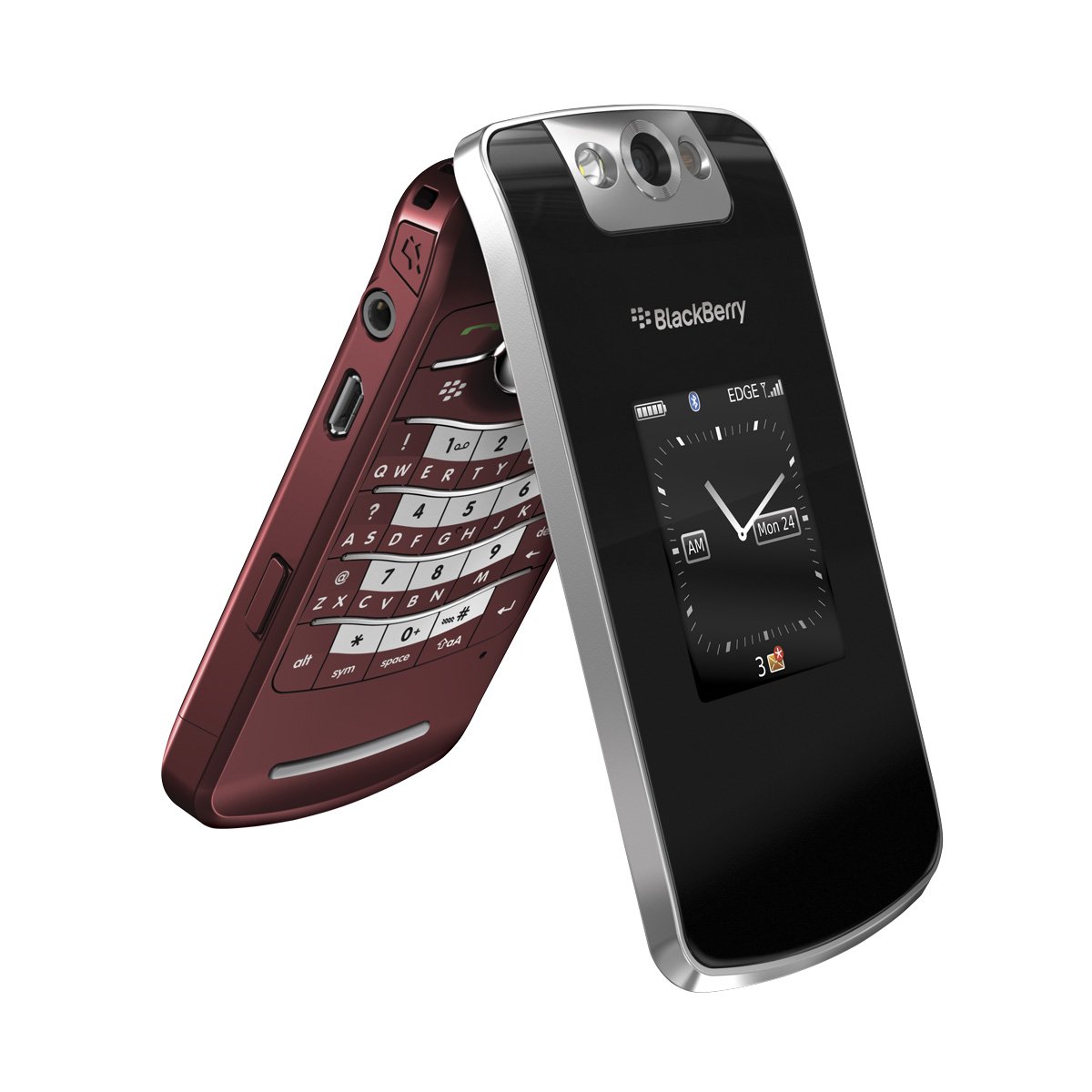 Amazon.com: BlackBerry Pearl Flip 8220 Phone, Red (T-Mobile)