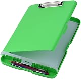 ZCZN A4 Clipboard with Storage Green Plastic Clipboard Folder view 3