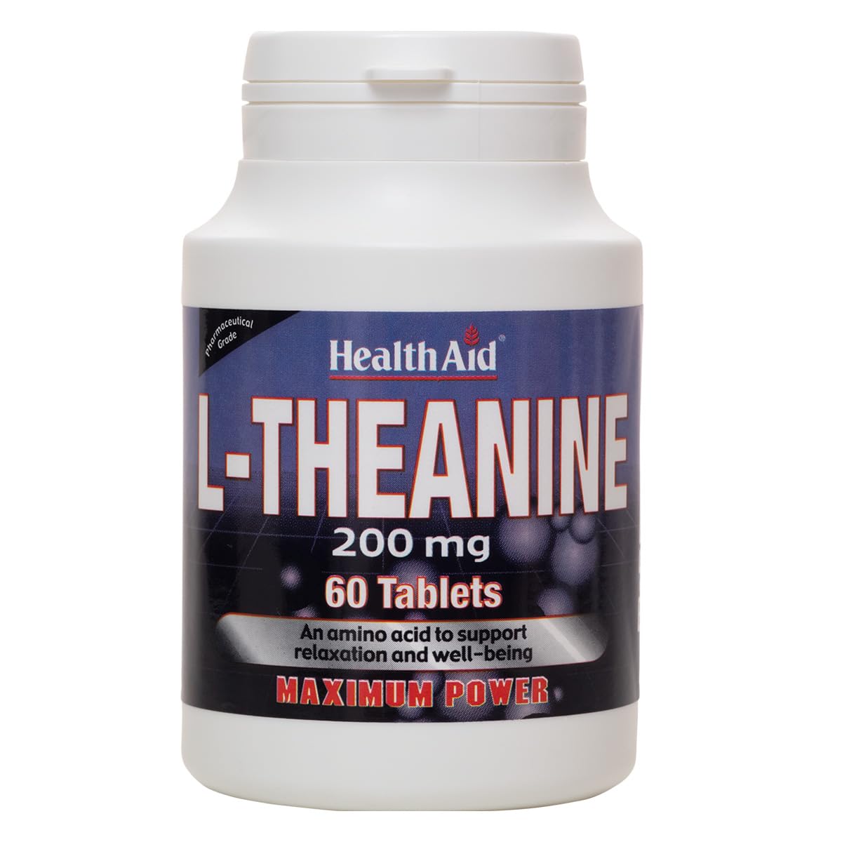 L-Theanine Free Form 60 Vegan Tablets