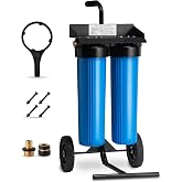 iSpring WGB22BD Spotless Water System for Car Wash, Deionized, 1200 Gal | Spot Free Car Wash System for Vehicles, RV, Motorcycles and Windows, Water Deionizer with Rolling Cart, Paint Protection