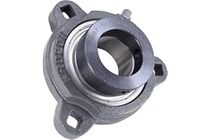 SPINCO BEARING 1-3/8" Three Bolt Flange Bearing W/Lock Collar SATRD207-22G, VF3E-122, VF3E-122 by SpinCo