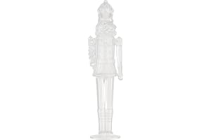 Creative Co-Op Acrylic Nutcracker Decor, Clear