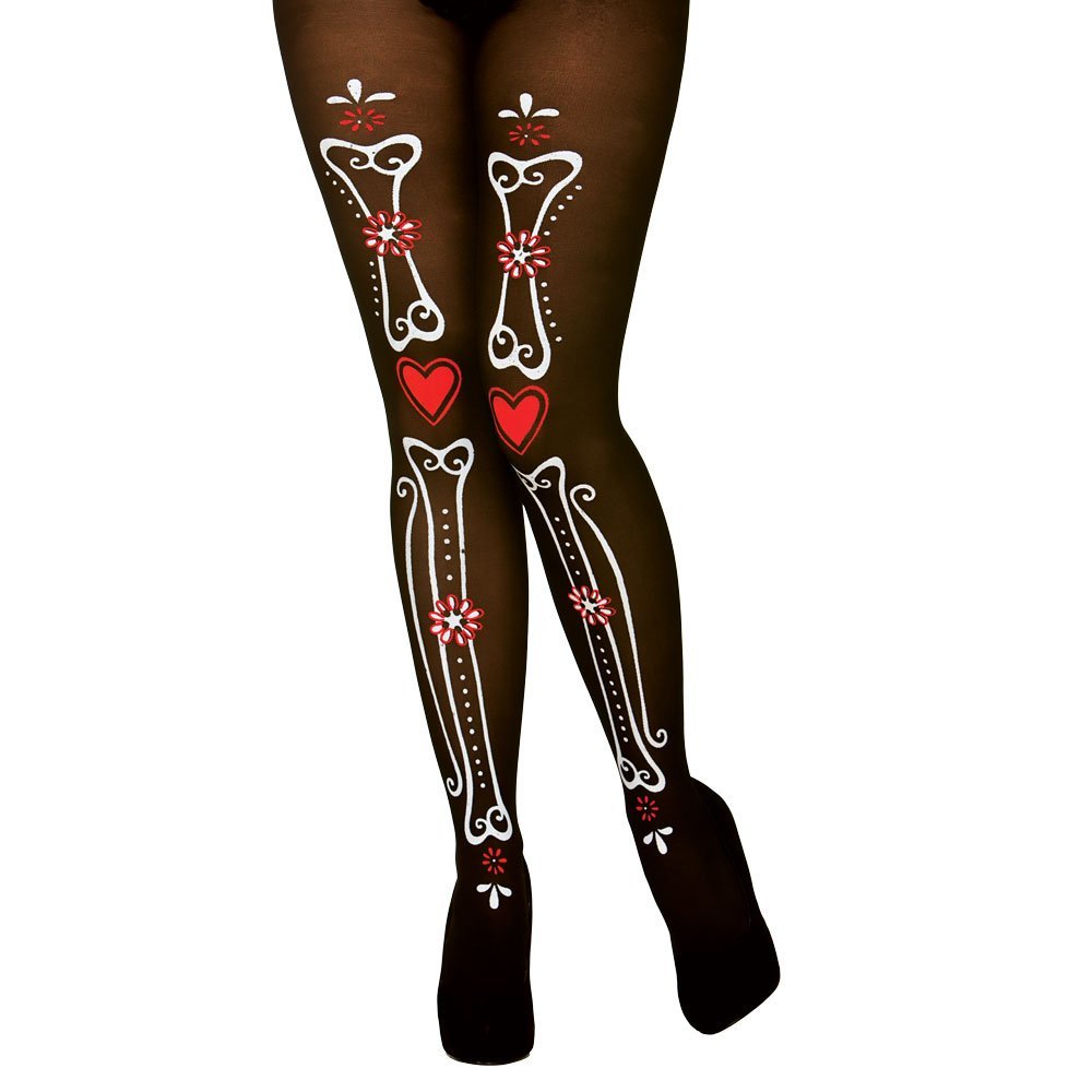 Wicked Costumes Ladies Day of the Dead Skeleton Tights