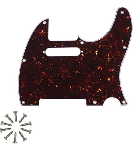 Amazon.com: Musiclily Pro 8-Hole Guitar Tele Pickguard for JPN