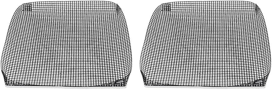 RAM ONLINE Multi Purpose Black Mesh Oven Tray Baking Tray Crossiants Pizza Chips Cooking Tray 40CM (Pack of 2)