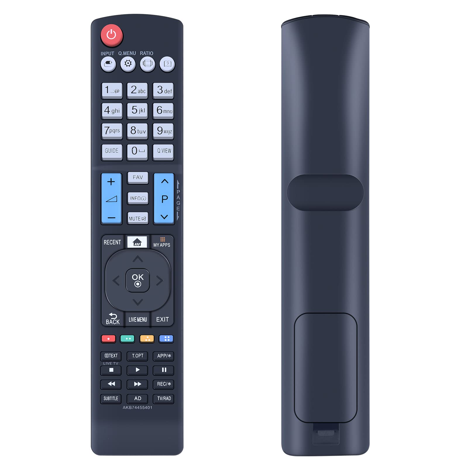 TCNOUMT AKB74455401 Remote Control Replacement for LG TV 32LF630V 40LF630 40LF630V 43LF630V 49LF630V - No Setup Required
