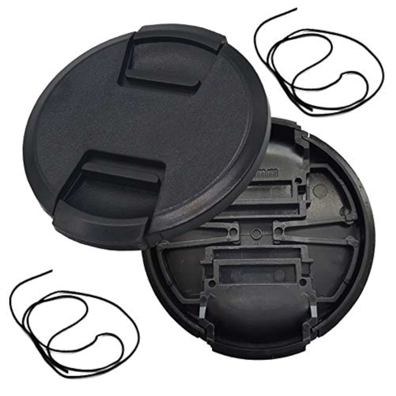 82mm Snap-On Lens Cap for Sony FE 24-70mm f/2.8 GM, FE 16-35mm f/2.8 GM Sony Alpha A7R IV A7R III, Fire Rock Center Pinch Cap for Nikkor 24-70mm f/2.8 Lens(for Z9 Camera) -2 Packs