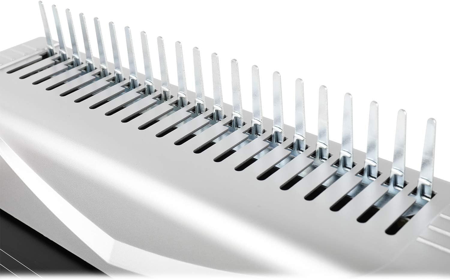 Heavy Duty 450 Pages 21 Rectangle Hole Paper Comb Binding Machine Manual Paper Punch Binder with Handle : Office Products