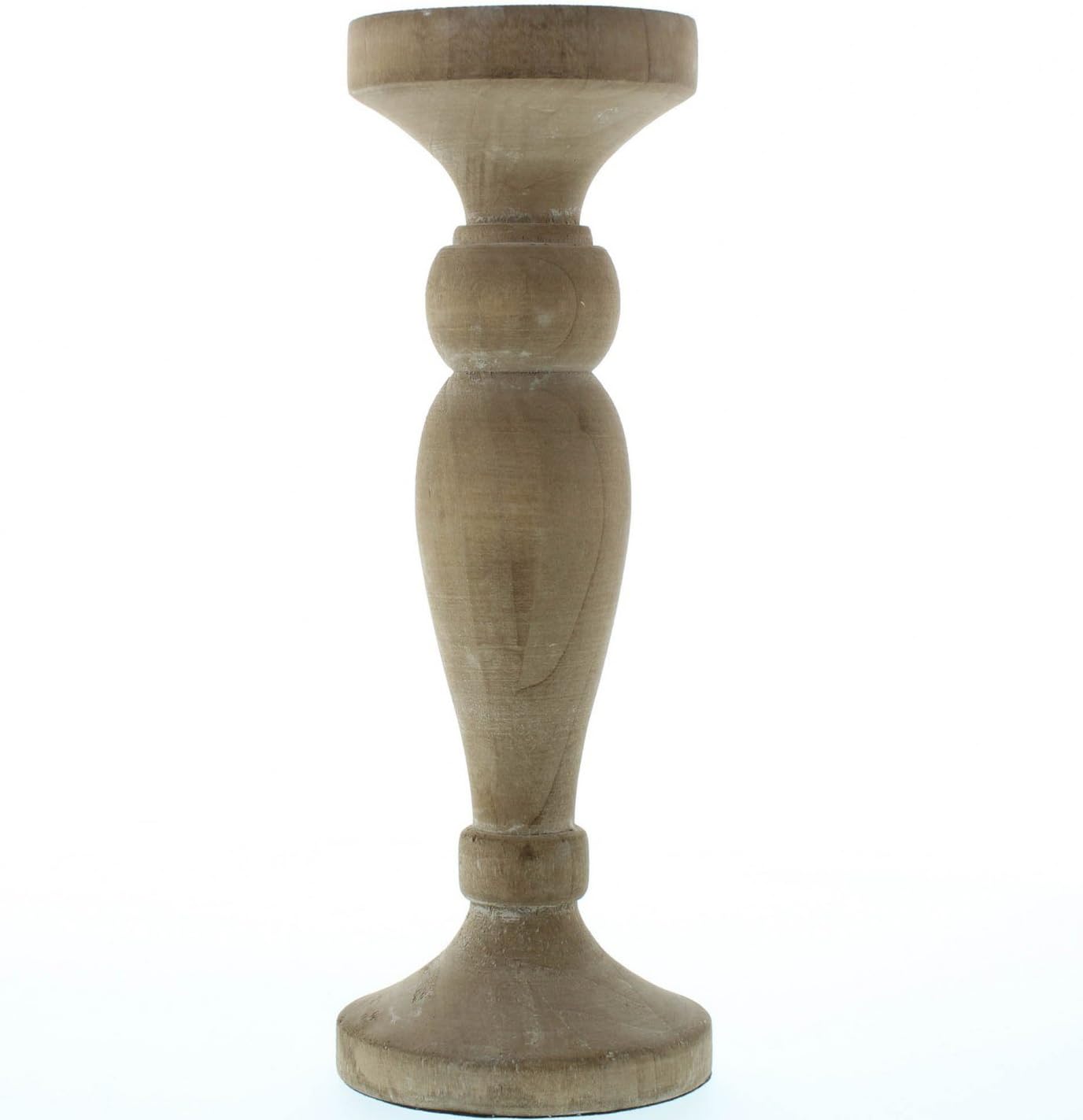 Wood Pillar Candles Holders, Rustic Wood Pillar Candle