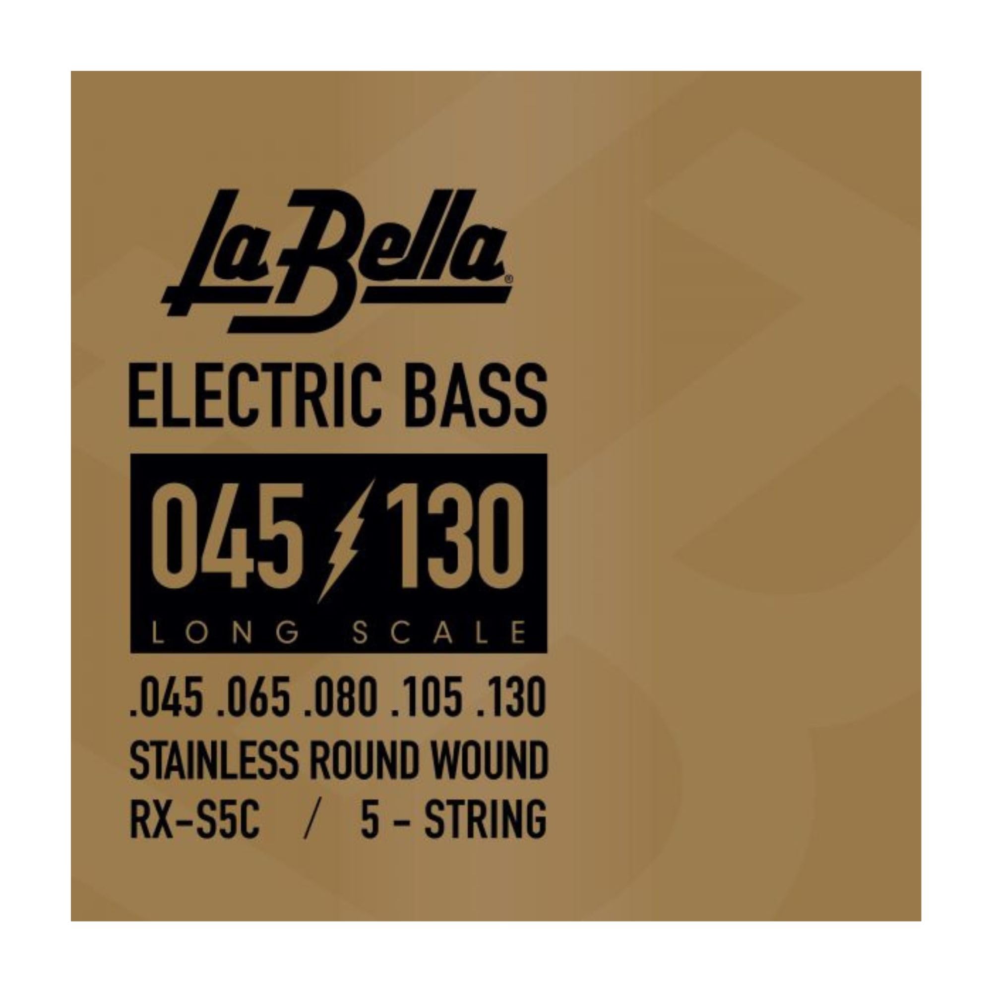 La Bella Bass RX-S5C Stainless Steel 045/130
