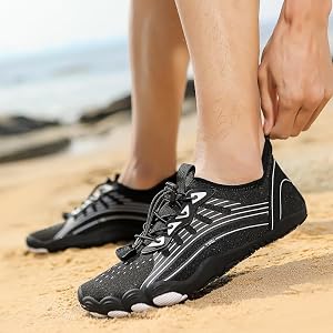 Unisex Quick Dry Non-Slip Water Shoes, 6 Colors, Men's Sizes 35-46, Women's Sizes 35-42, Suitable for Beach